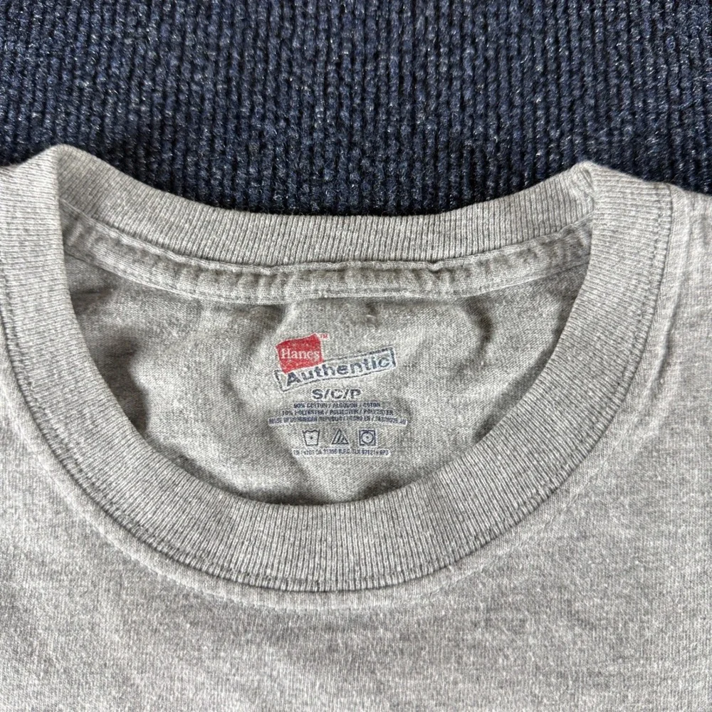 Hanes Maui Humuhumunukunukuapuaa Fish Graphic T-Shirt Gray Small - Picture 4 of 5